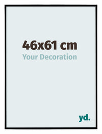 Evry Plastic Photo Frame 46x61cm Black Matt Front Size | Yourdecoration.com