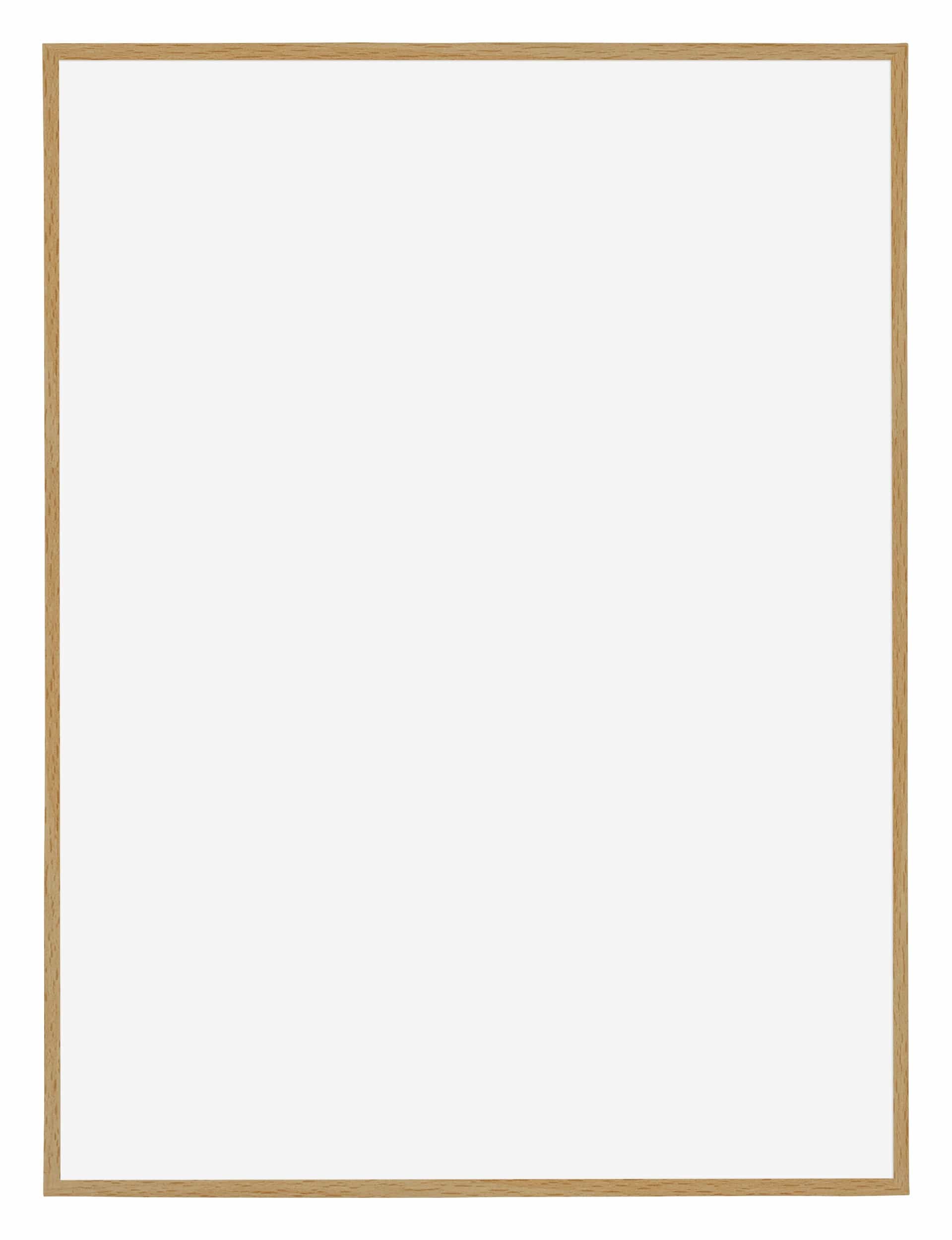Evry Plastic Photo Frame 48x64cm Beech Light Front | Yourdecoration.com