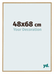 Evry Plastic Photo Frame 48x68cm Beech Light Front Size | Yourdecoration.com