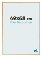 Evry Plastic Photo Frame 49x68cm Beech Light Front Size | Yourdecoration.com