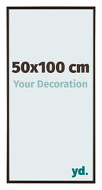 Evry Plastic Photo Frame 50x100cm Anthracite Front Size | Yourdecoration.com