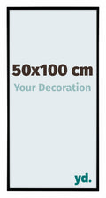 Evry Plastic Photo Frame 50x100cm Black Matt Front Size | Yourdecoration.com