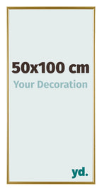 Evry Plastic Photo Frame 50x100cm Gold Front Size | Yourdecoration.com