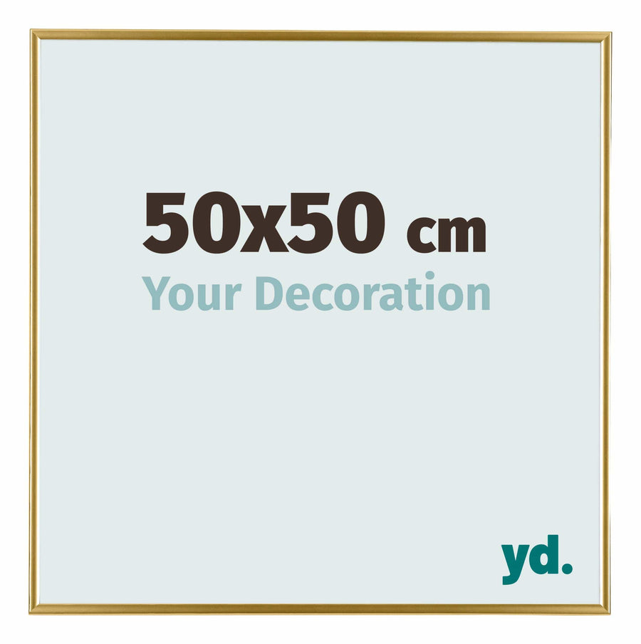 Evry Plastic Photo Frame 50x50cm Gold Front Size | Yourdecoration.nl
