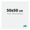 Evry Plastic Photo Frame 50x50cm White High Gloss Front Size | Yourdecoration.com
