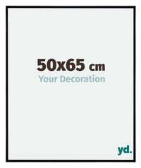 Evry Plastic Photo Frame 50x65cm Black Matt Front Size | Yourdecoration.com