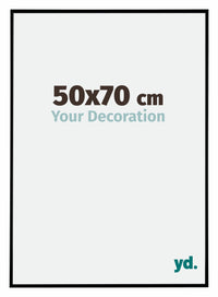 Evry Plastic Photo Frame 50x70cm Black Matt Front Size | Yourdecoration.com