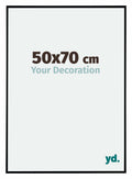 Evry Plastic Photo Frame 50x70cm Black Matt Front Size | Yourdecoration.com