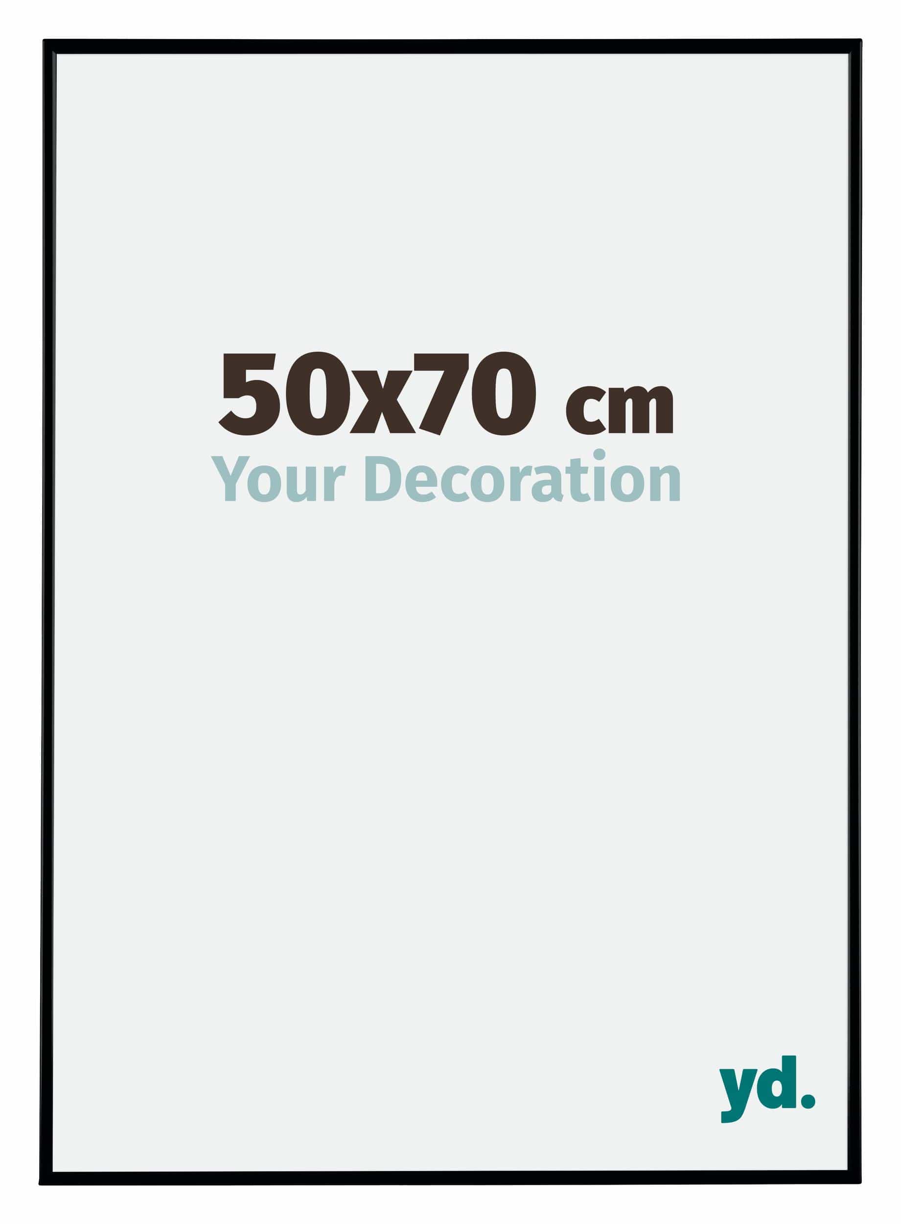 Evry Plastic Photo Frame 50x70cm Black Matt Front Size | Yourdecoration.com