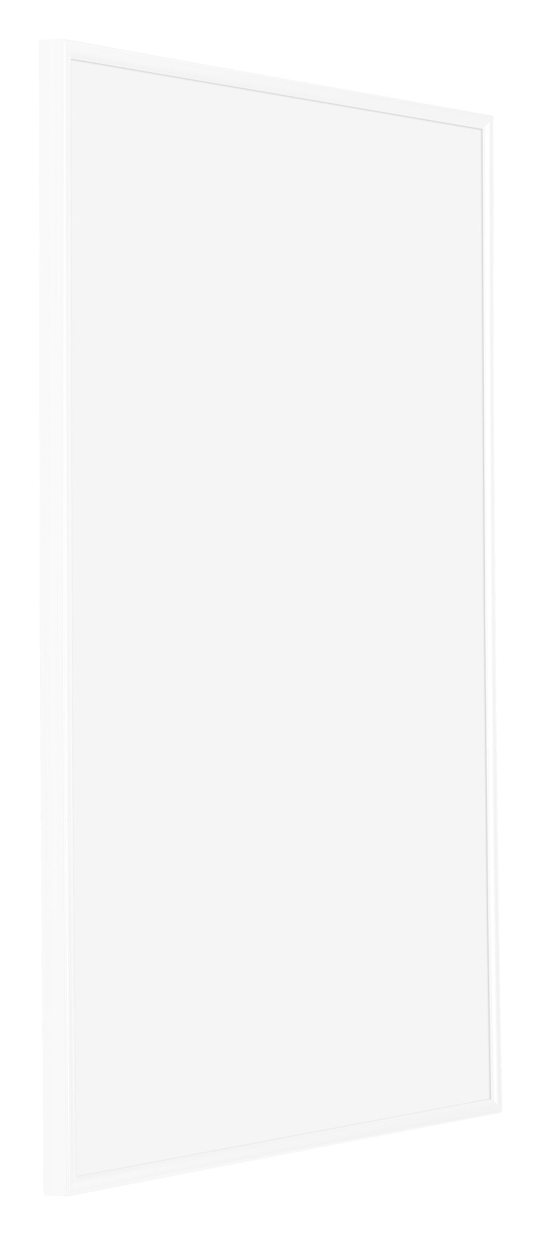 Evry Plastic Photo Frame 50x75cm White High Gloss Front Oblique | Yourdecoration.com