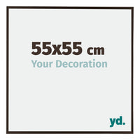 Evry Plastic Photo Frame 55x55cm Anthracite Front Size | Yourdecoration.com
