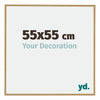 Evry Plastic Photo Frame 55x55cm Beech Light Front Size | Yourdecoration.com