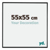 Evry Plastic Photo Frame 55x55cm Black High Gloss Front Size | Yourdecoration.com