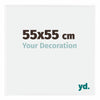 Evry Plastic Photo Frame 55x55cm White High Gloss Front Size | Yourdecoration.com