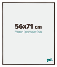 Evry Plastic Photo Frame 56x71cm Anthracite Front Size | Yourdecoration.com
