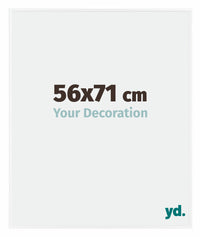 Evry Plastic Photo Frame 56x71cm White High Gloss Front Size | Yourdecoration.com