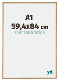 Evry Plastic Photo Frame 59 4x84cm A1 Beech Light Front Size | Yourdecoration.com