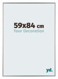Evry Plastic Photo Frame 59x84cm Silver Front Size | Yourdecoration.com