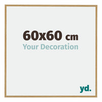 Evry Plastic Photo Frame 60x60cm Beech Light Front Size | Yourdecoration.com