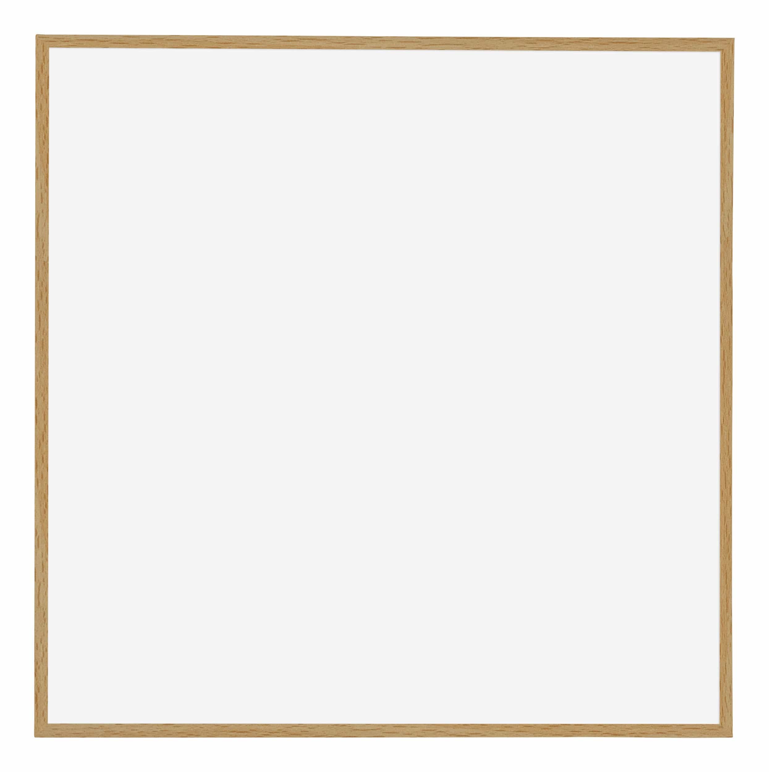 Evry Plastic Photo Frame 60x60cm Beech Light Front | Yourdecoration.com