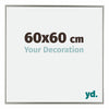 Evry Plastic Photo Frame 60x60cm Champagne Front Size | Yourdecoration.com