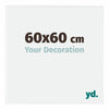 Evry Plastic Photo Frame 60x60cm White High Gloss Front Size | Yourdecoration.com