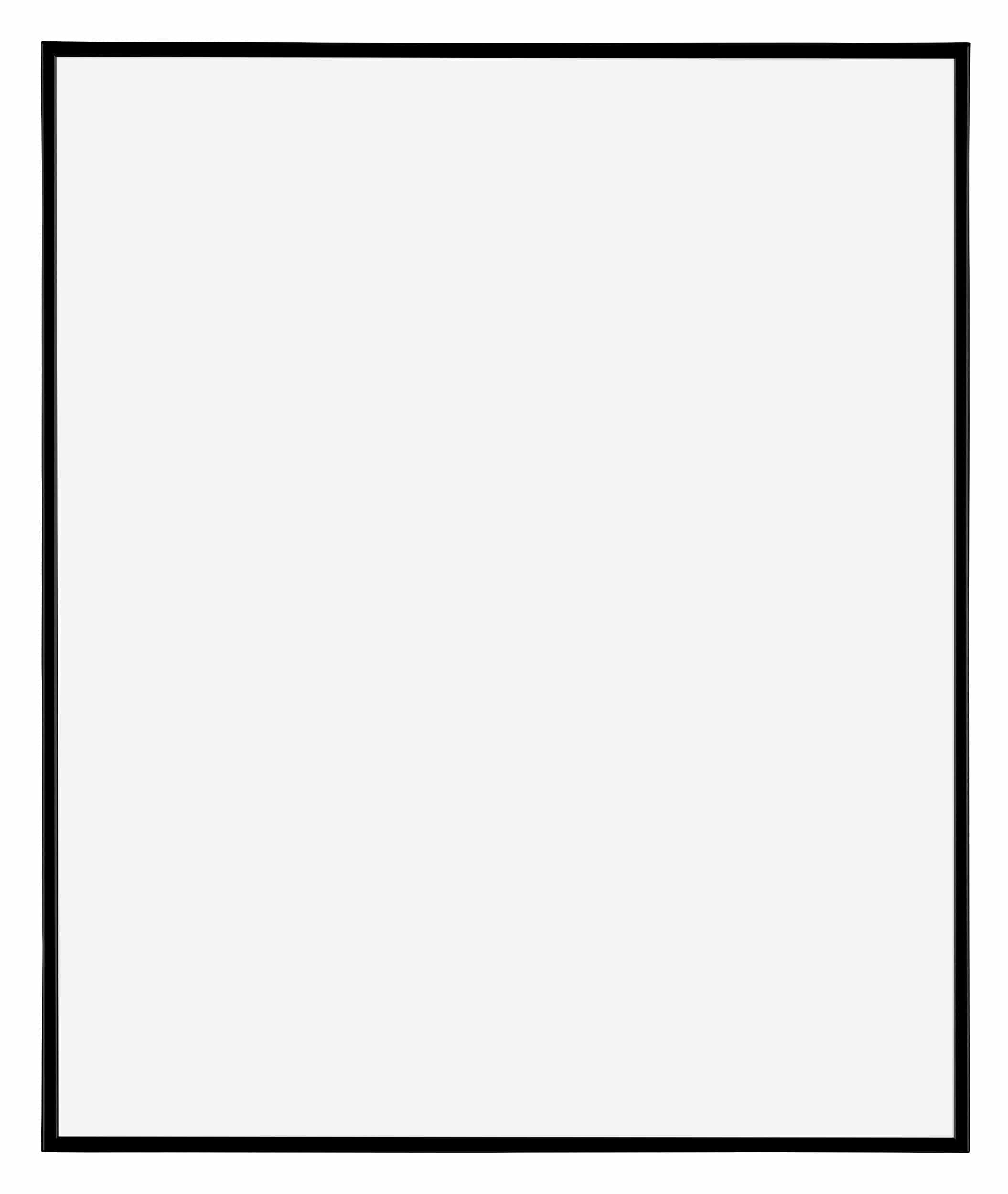 Evry Plastic Photo Frame 60x70cm Black Matt Front | Yourdecoration.com