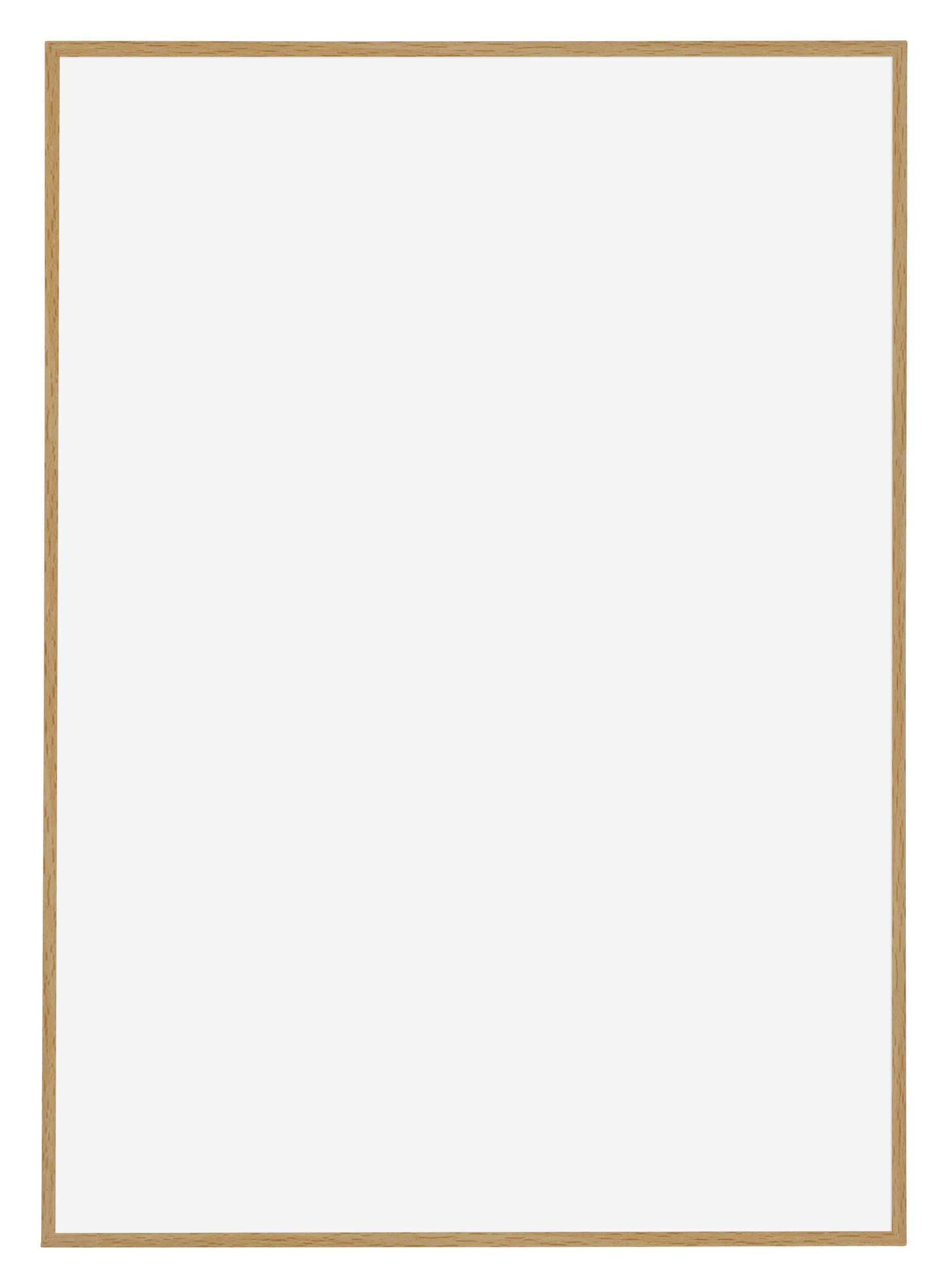 Evry Plastic Photo Frame 60x84cm Beech Light Front | Yourdecoration.com