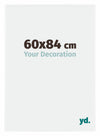 Evry Plastic Photo Frame 60x84cm White High Gloss Front Size | Yourdecoration.com