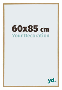 Evry Plastic Photo Frame 60x85cm Beech Light Front Size | Yourdecoration.com