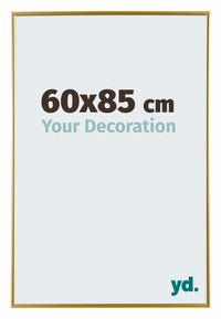 Evry Plastic Photo Frame 60x85cm Gold Front Size | Yourdecoration.com