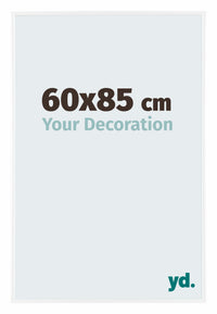 Evry Plastic Photo Frame 60x85cm White High Gloss Front Size | Yourdecoration.com
