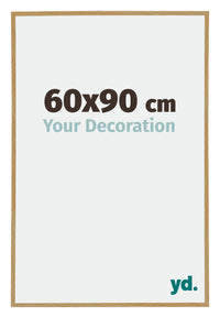 Evry Plastic Photo Frame 60x90cm Beech Light Front Size | Yourdecoration.com