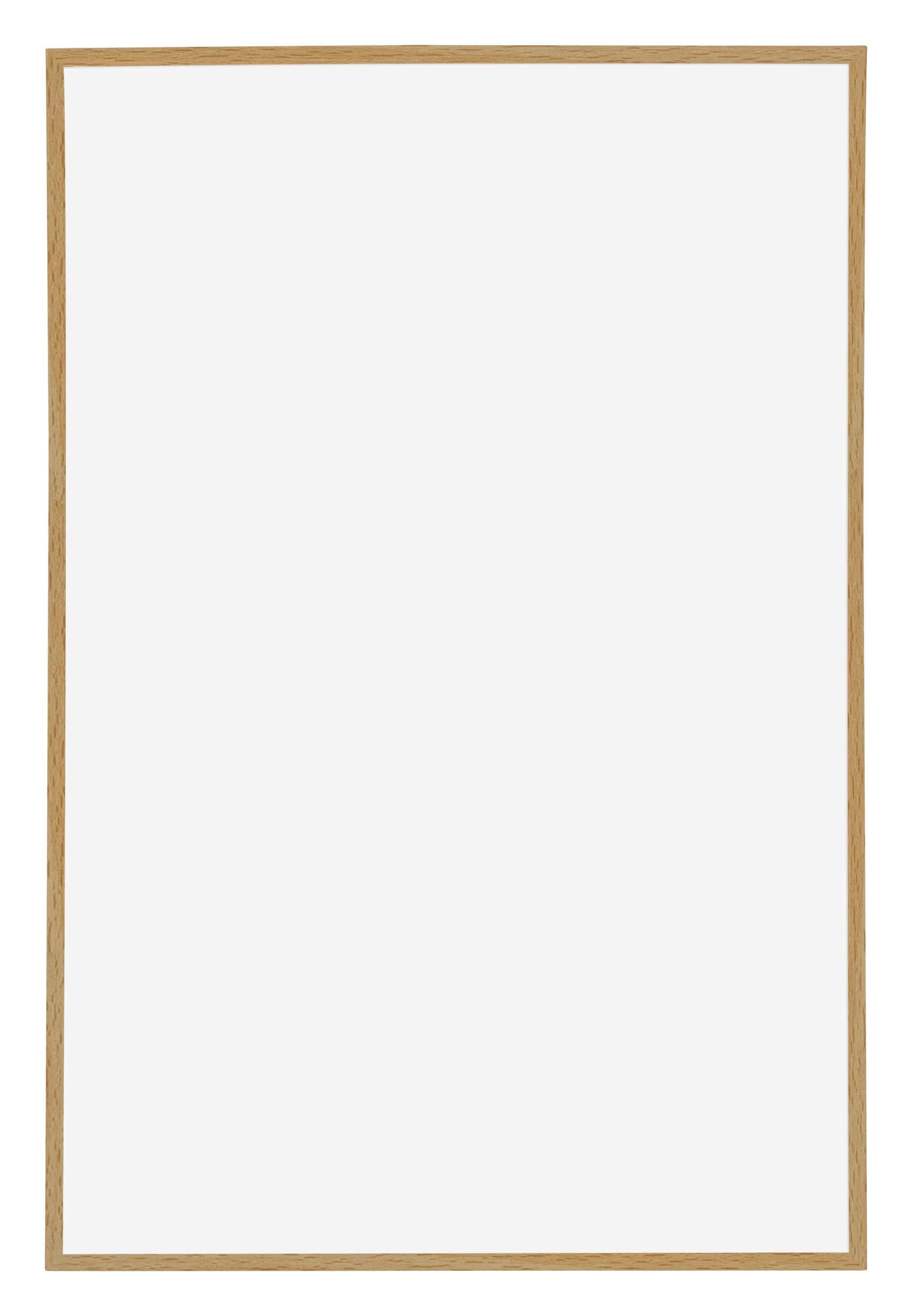 Evry Plastic Photo Frame 61x91 5cm Beech Light Front | Yourdecoration.com
