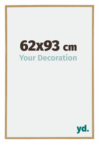 Evry Plastic Photo Frame 62x93cm Beech Light Front Size | Yourdecoration.com