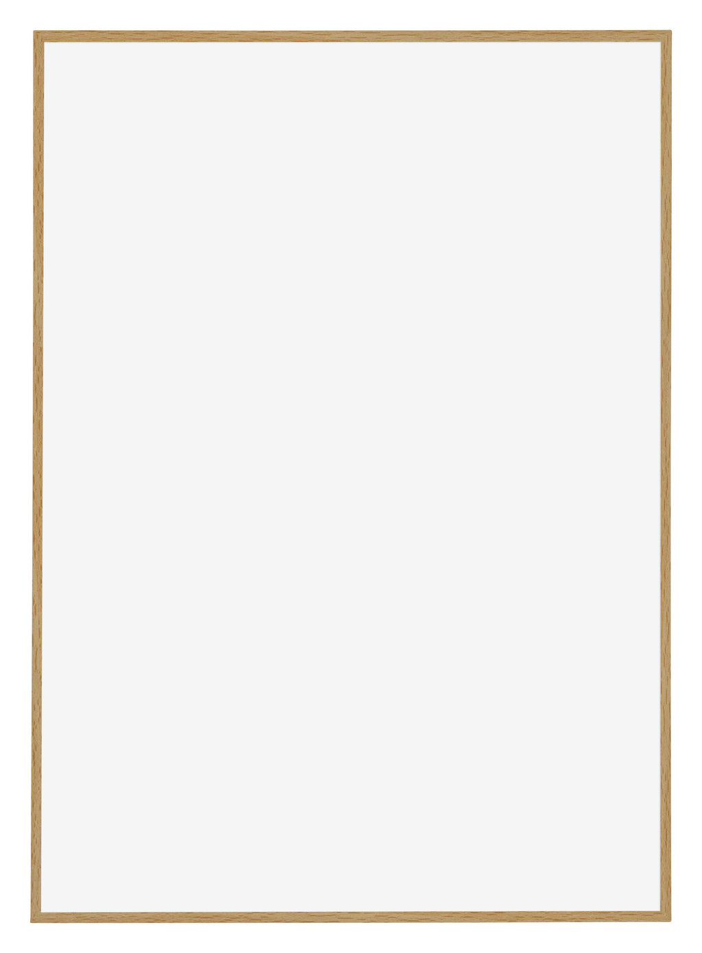 Evry Plastic Photo Frame 67x98cm Beech Light Front | Yourdecoration.com