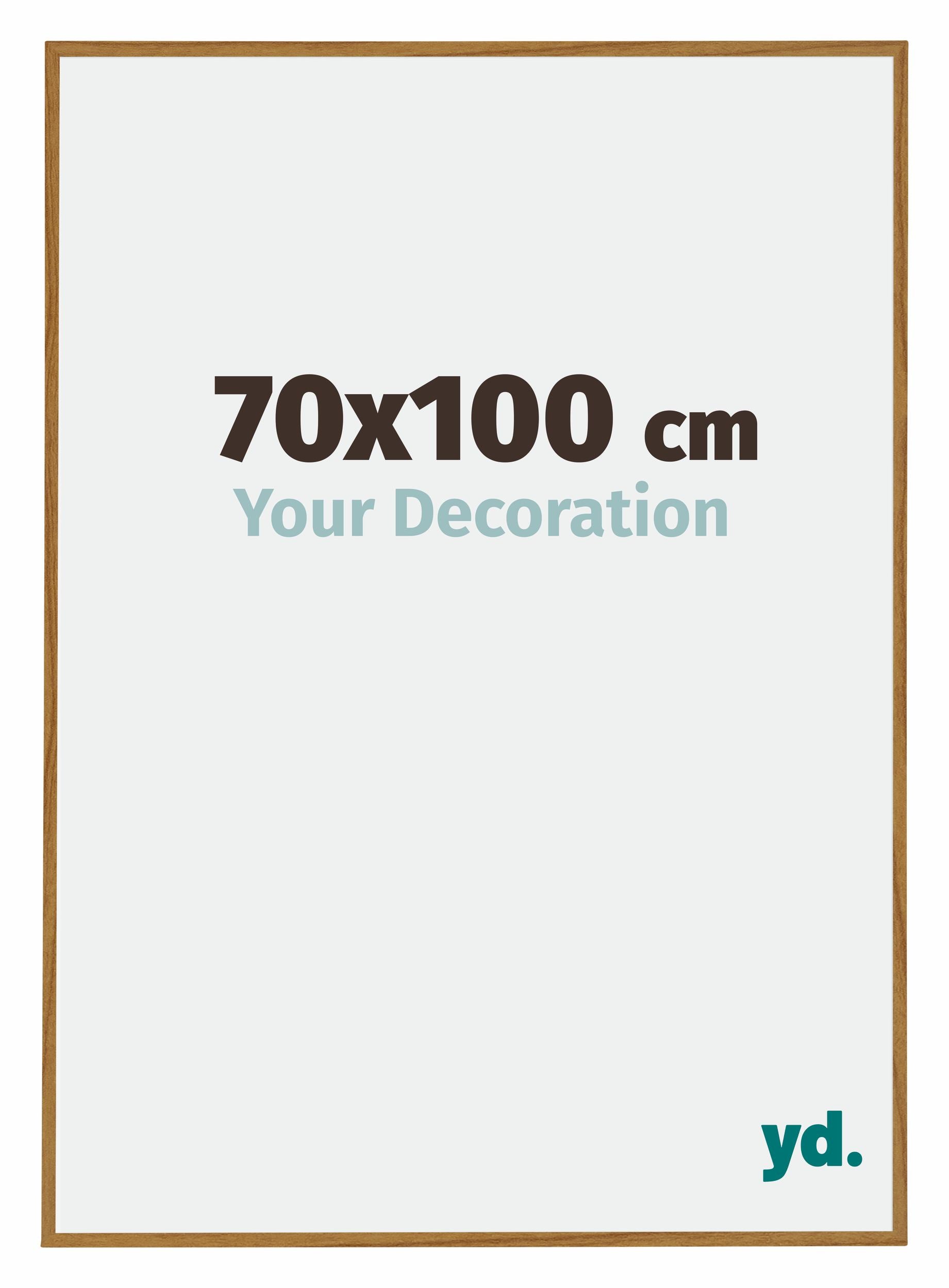 Evry Plastic Photo Frame 70x100cm Beech Light Front Size | Yourdecoration.com