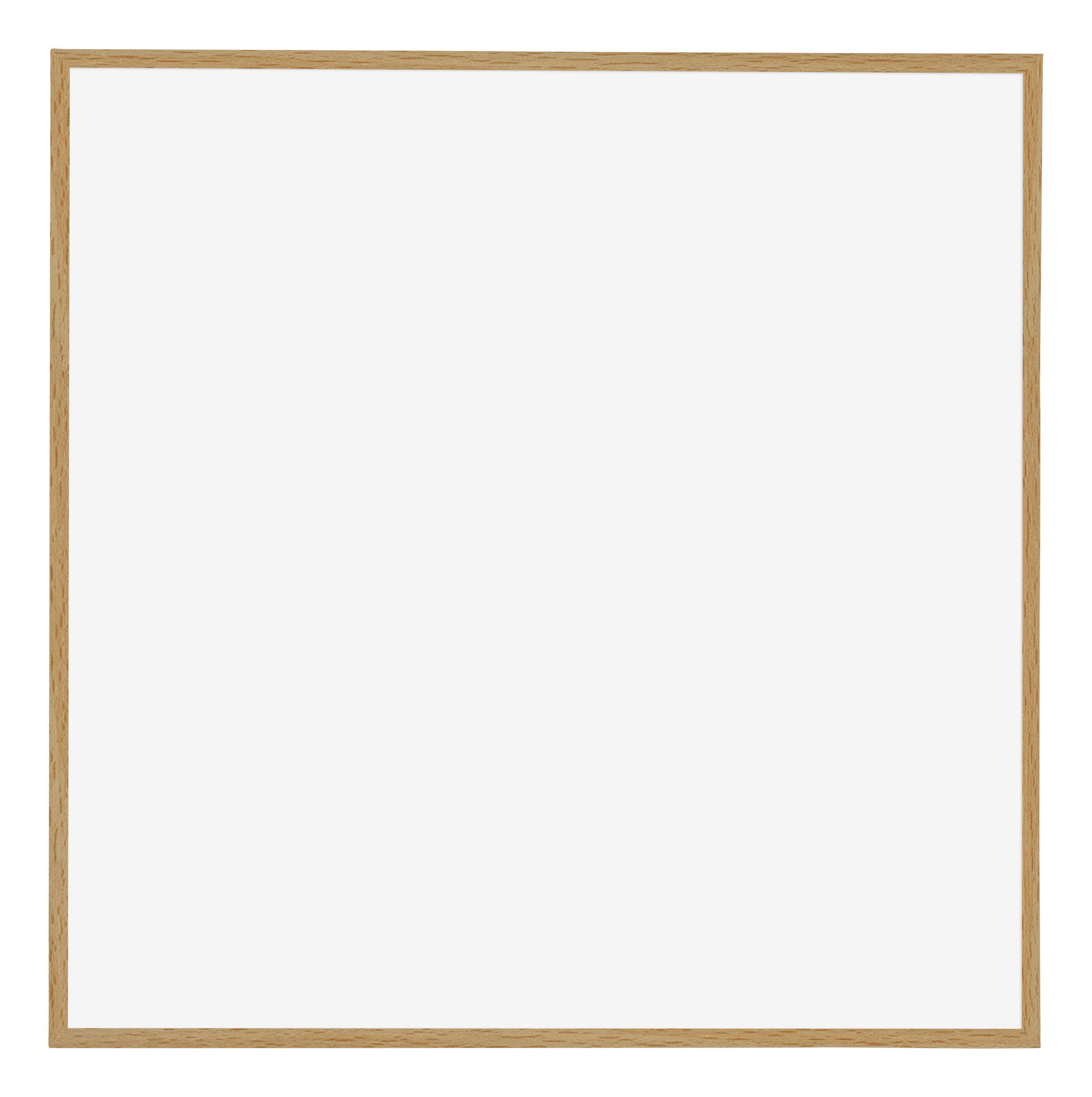 Evry Plastic Photo Frame 70x70cm Beech Light Front | Yourdecoration.com
