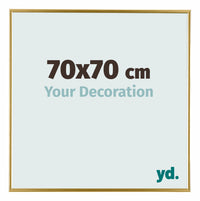Evry Plastic Photo Frame 70x70cm Gold Front Size | Yourdecoration.nl