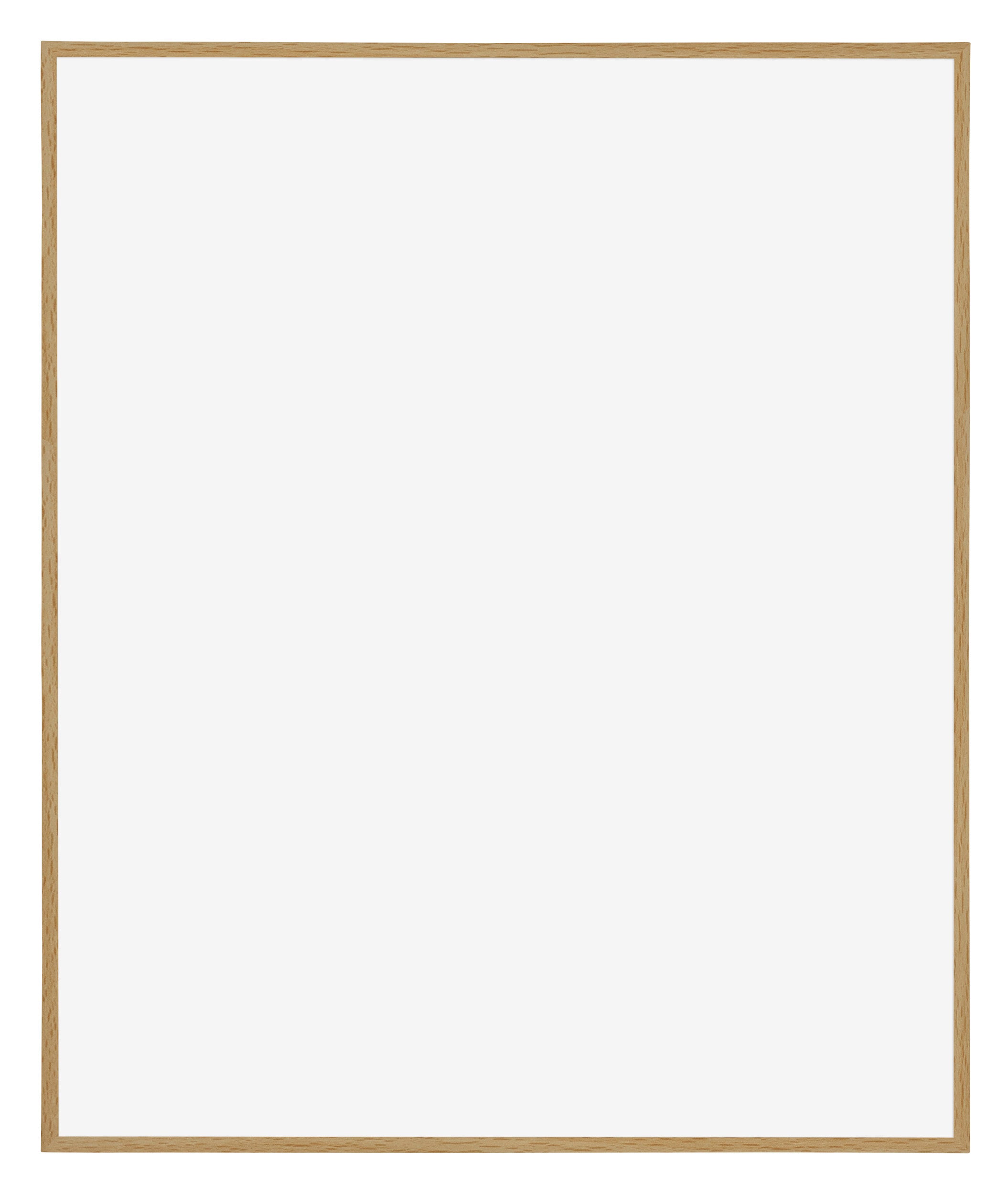Evry Plastic Photo Frame 70x90cm Beech Light Front | Yourdecoration.com