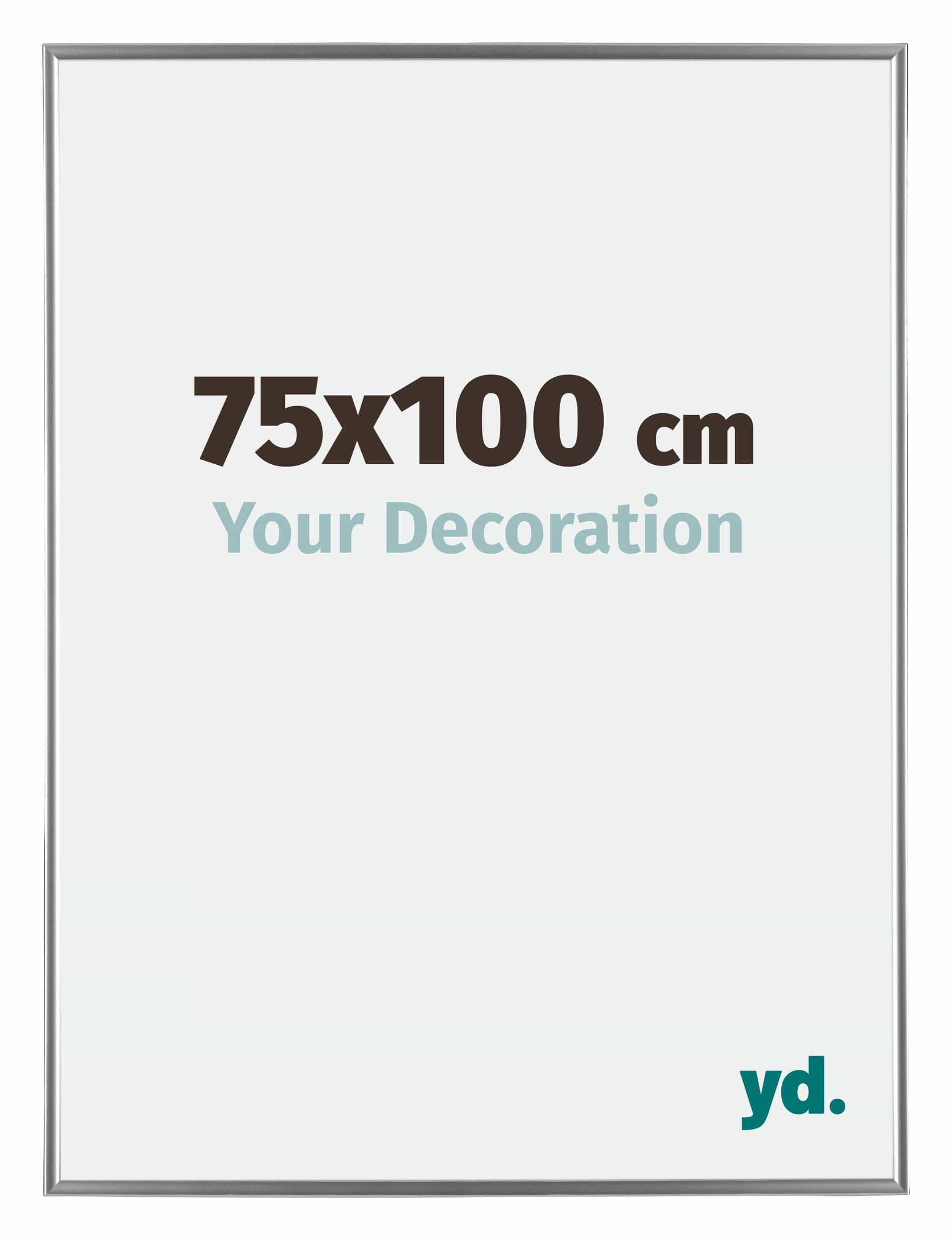 Evry Plastic Photo Frame 75x100cm Silver Front Size | Yourdecoration.com
