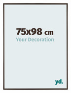 Evry Plastic Photo Frame 75x98cm Anthracite Front Size | Yourdecoration.com