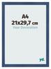 Photo Frame A4 - 21x29,7 cm - Dark Blue Swept - MDF - Pisa