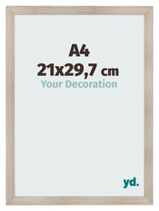 Photo Frame A4 - 21x29,7 cm - Oak Light - MDF - Pisa