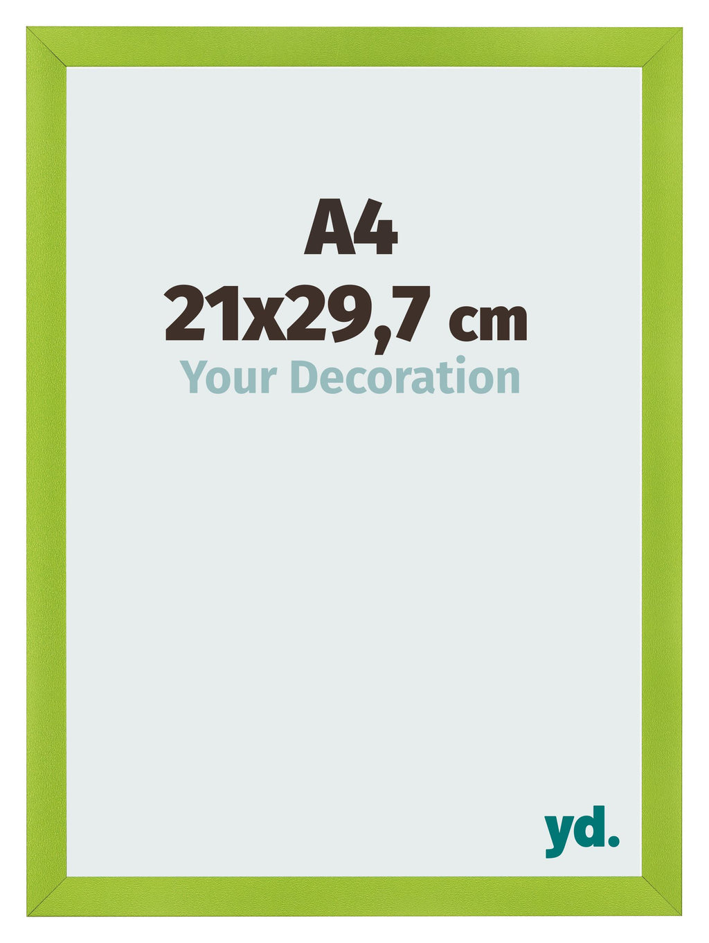 Photo Frame A4 - 21x29,7 cm - Green - MDF - Pisa