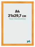 Photo Frame A4 - 21x29,7 cm - Orange - MDF - Pisa