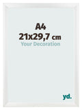 Photo Frame A4 - 21x29,7 cm - White High Gloss - MDF - Pisa