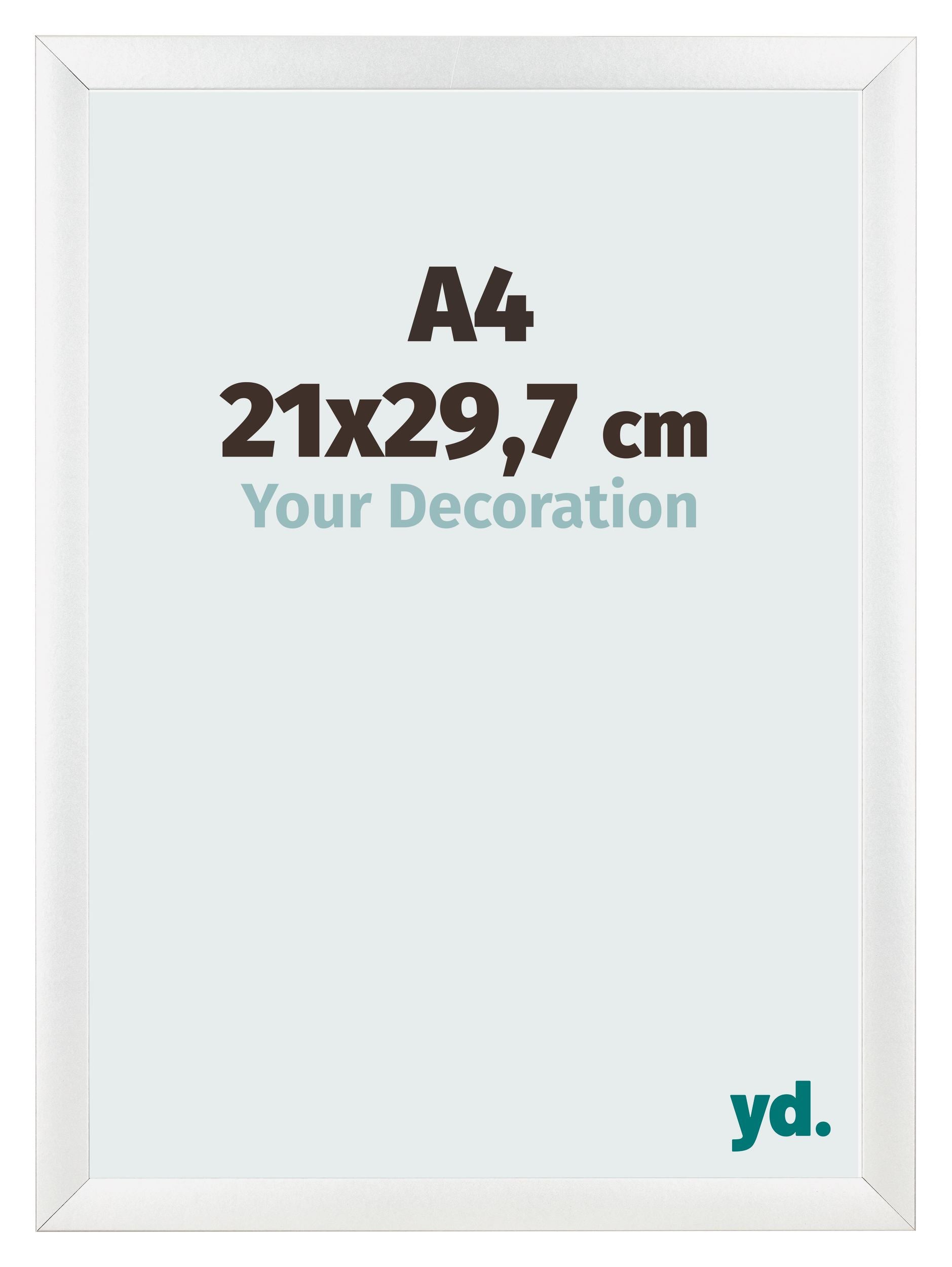 Photo Frame A4 - 21x29,7 cm - White High Gloss - MDF - Pisa