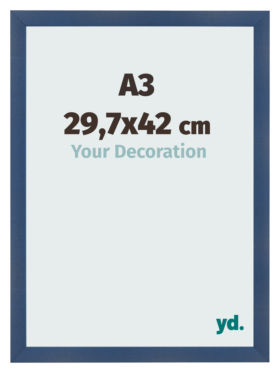Photo Frame A3 - 29,7x42 cm - Dark Blue Swept - MDF - Pisa