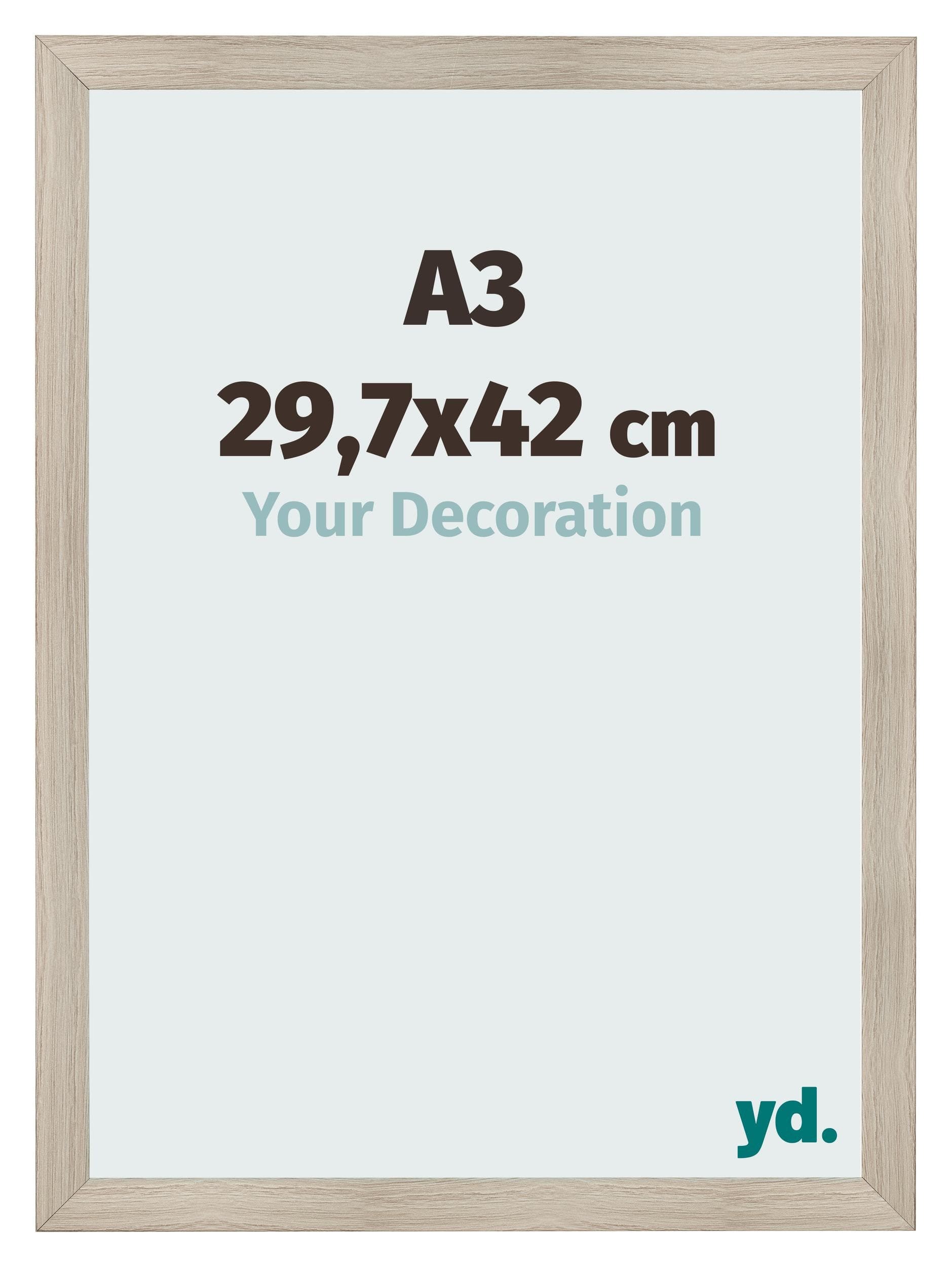 Photo Frame A3 - 29,7x42 cm - Oak Light - MDF - Pisa